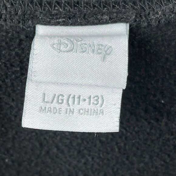 Disney The Lion King Sweatshirt Black Crewneck Juniors Size L 11-13 Simba Nala - Picture 4 of 5